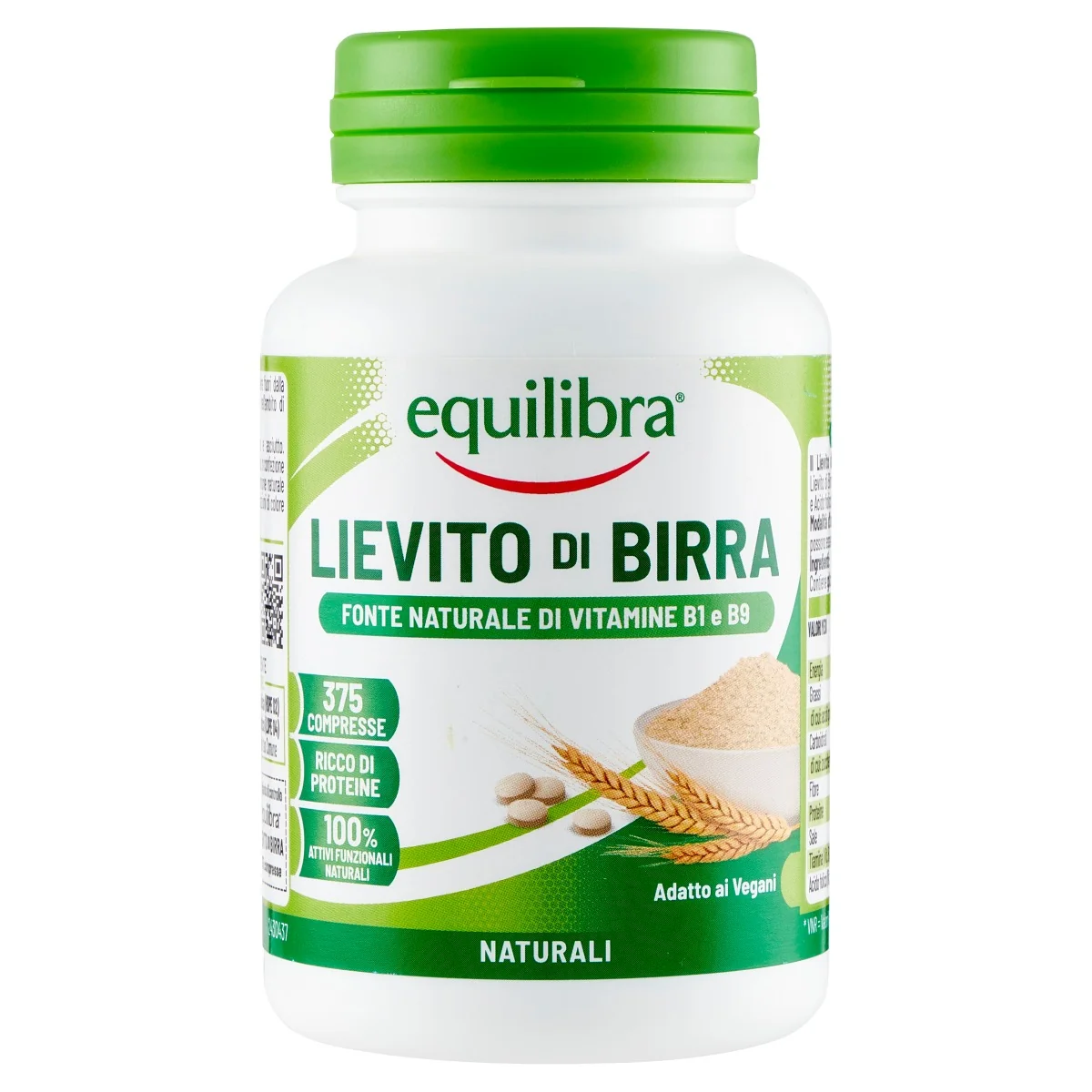 Equilibra Lievito Di Birra 375 Compresse Fonte di Vitamina B1 e B9