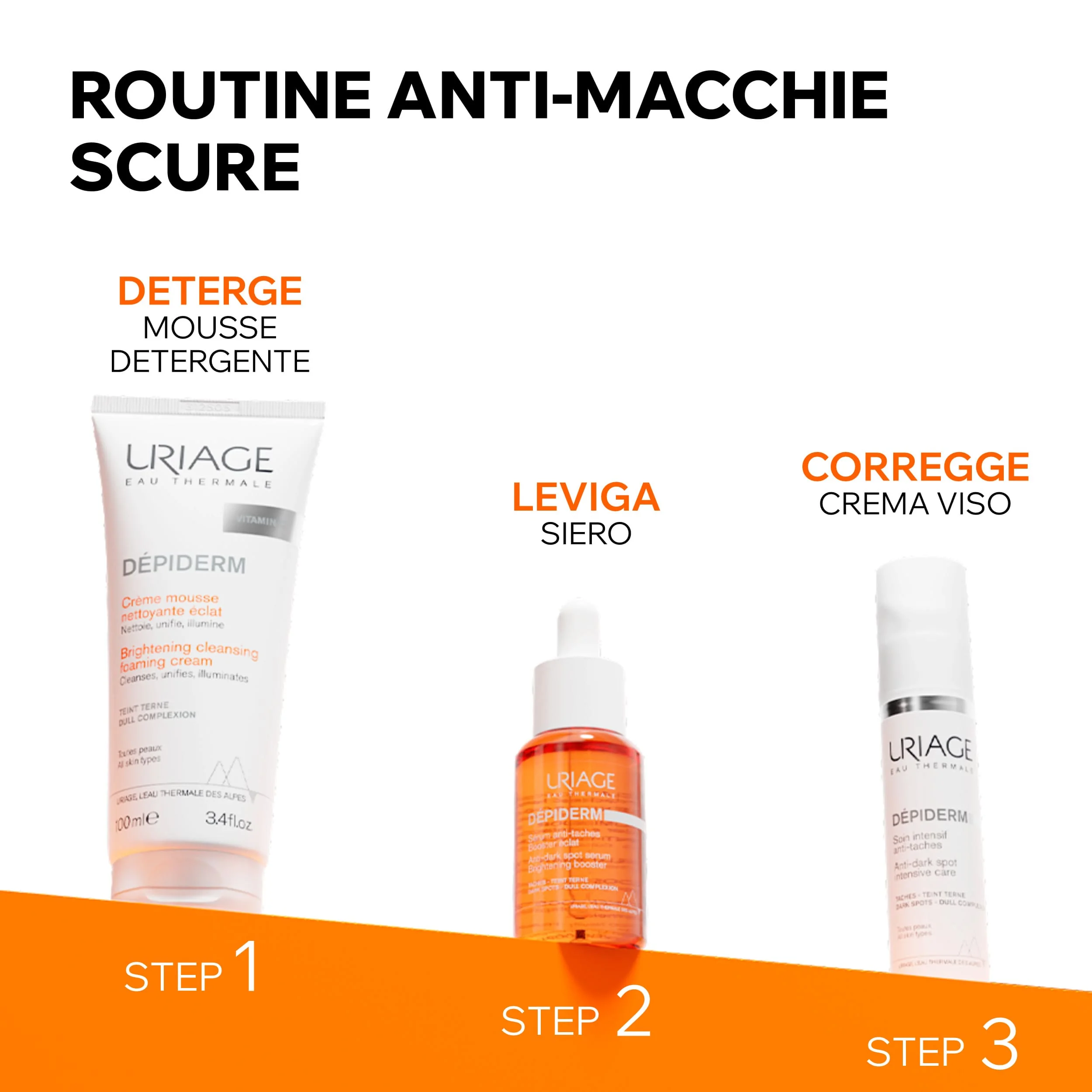 Uriage Depiderm Siero Booster Illuminante 30 ml Anti-Macchie