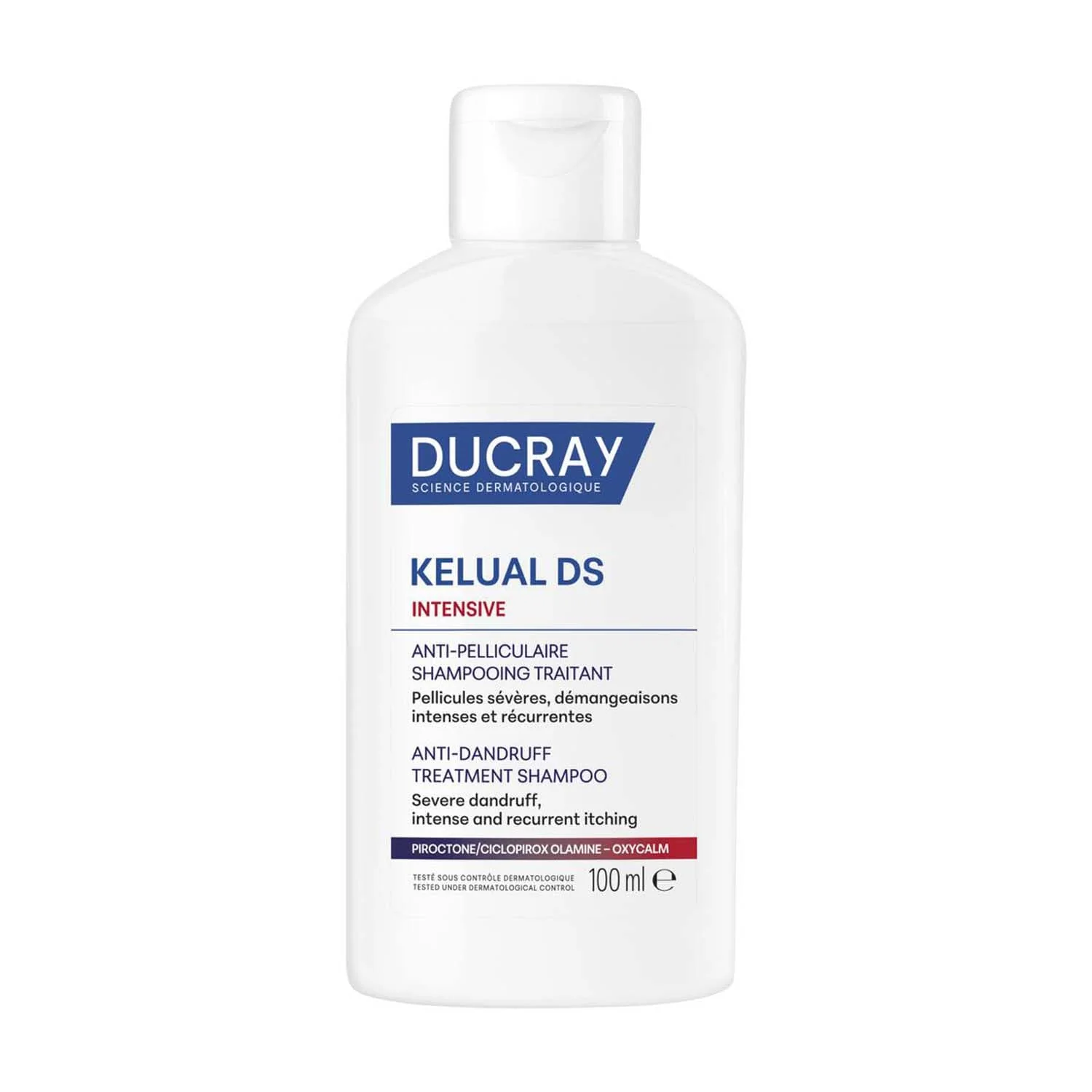 Ducray Kelual Ds Intensive Shampoo Antiforfora 100 Ml Riduce Sensazione di Prurito