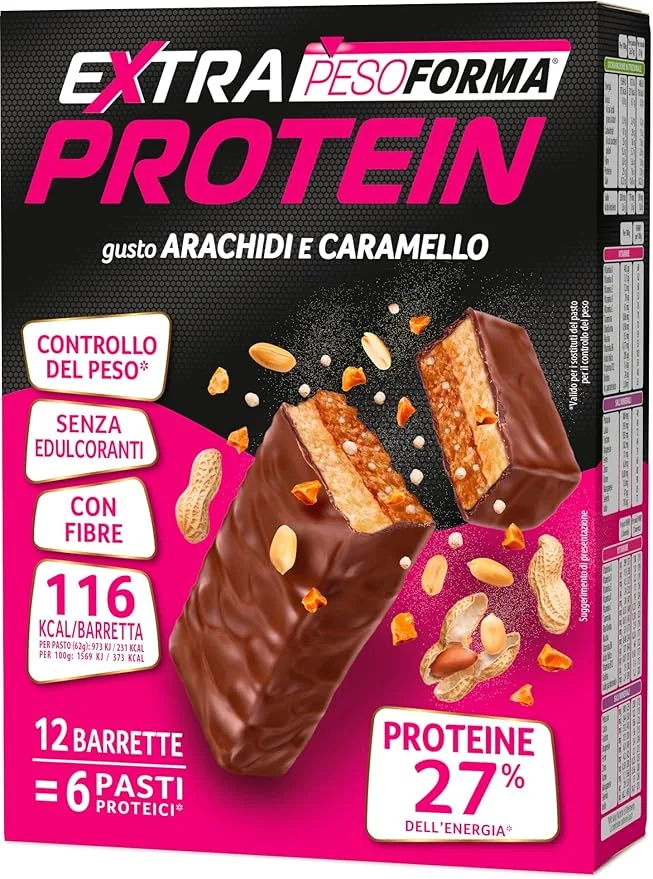 Pesoforma Extra Protein Arachidi E Caramello Equilibrio Peso Corporeo