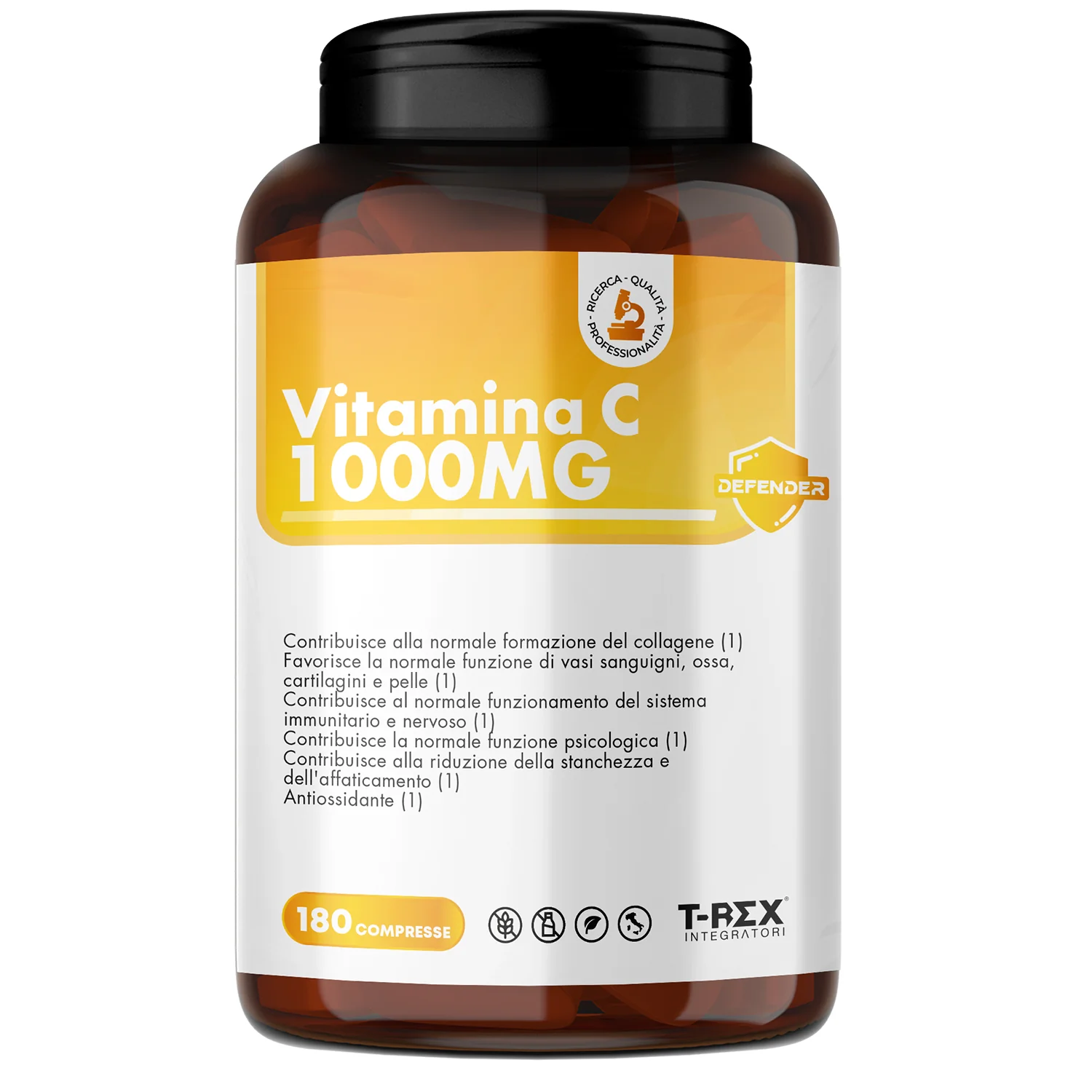 T-Rex Vitamina C 1000 180Cpr Stanchezza ed Affaticamento