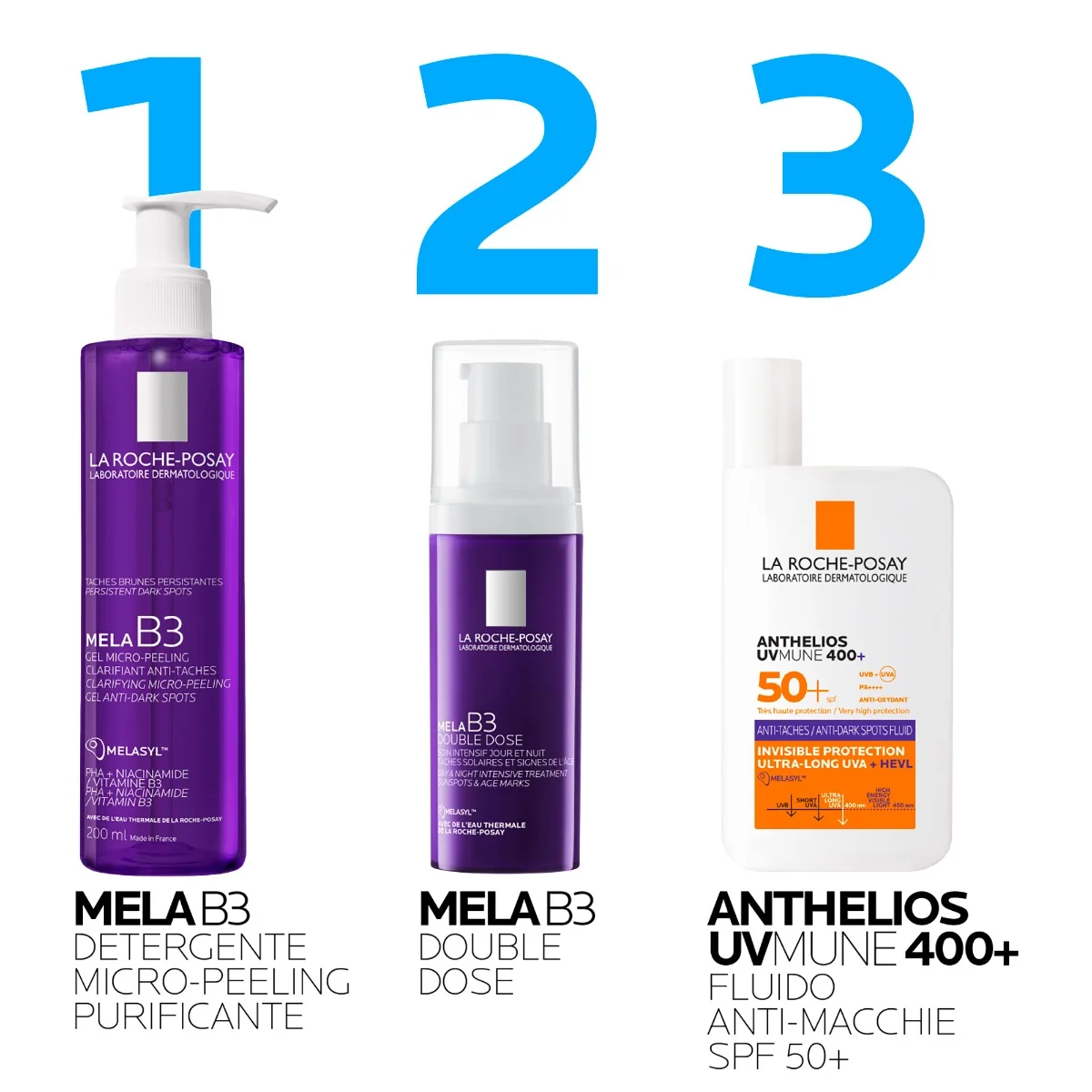 La Roche-Posay Mela B3 Double Dose 40 ml Trattamento intensivo giorno e notte per macchie e segni dell'età