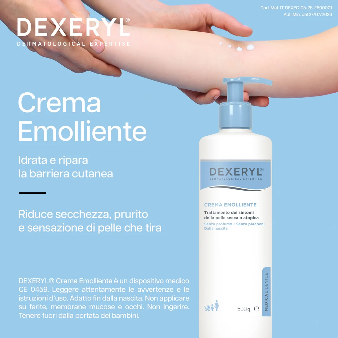Dexeryl Crema Dermoprotettiva 500 g Per Pelle Secca