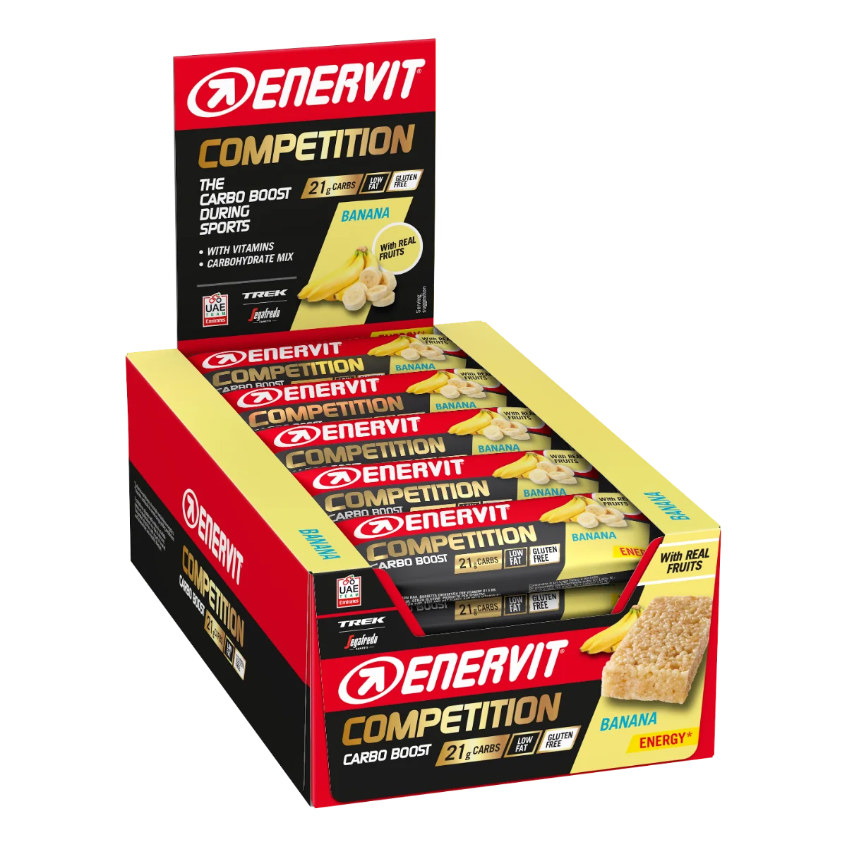 Enervit Sport Competition Banana 30 G Con Vitamine del Gruppo B