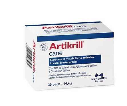 Artikrill Dol Mangime Complementare Cane 30 Perle Osteoartrite