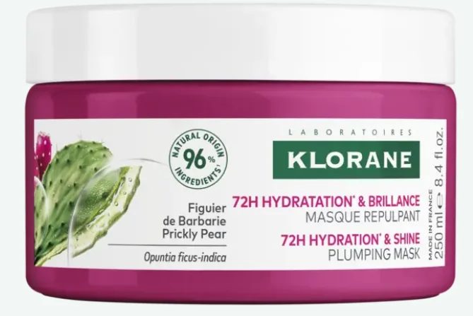 Klorane Maschera Fico D'India 250 ml Per capelli disidratati e opachi