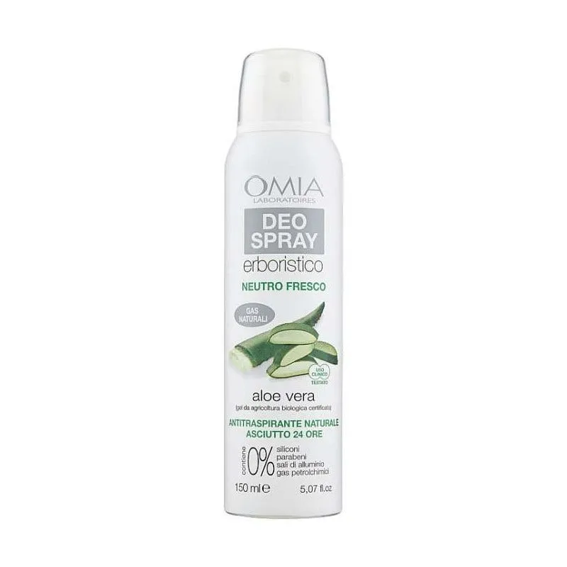 Omia Deo Spray Erboristico con Aloe Vera 150 ml 