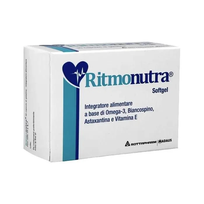 Rottapharm Ritmonutra Integratore Cardiovascolare 30 Softgel