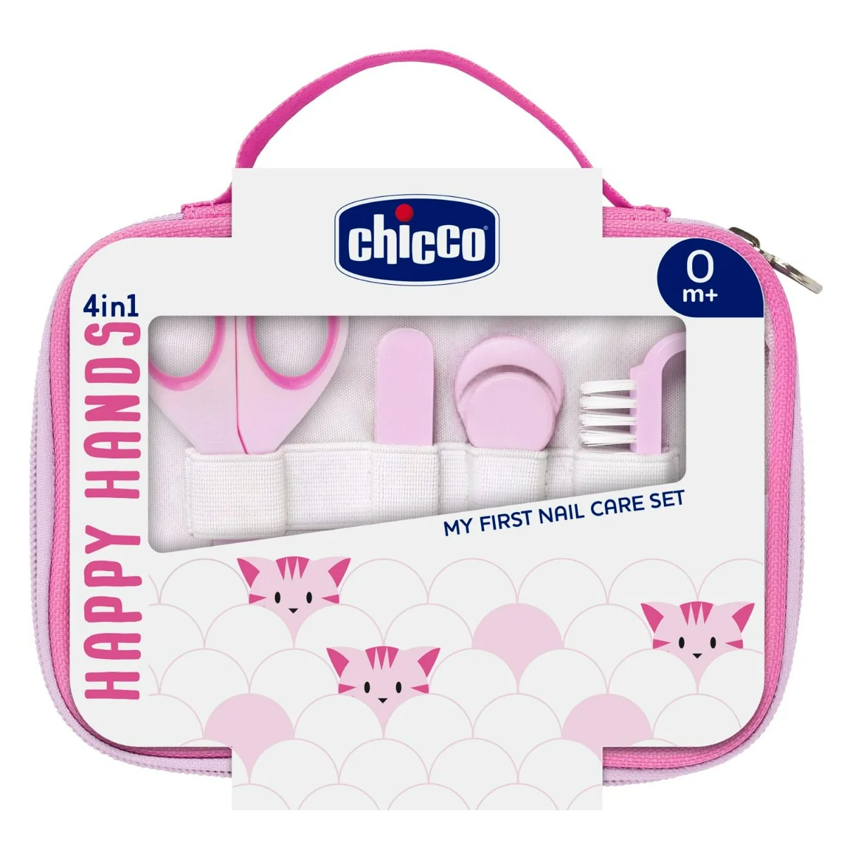 Chicco Happy Hands Cura Unghie Rosa 0 mesi+