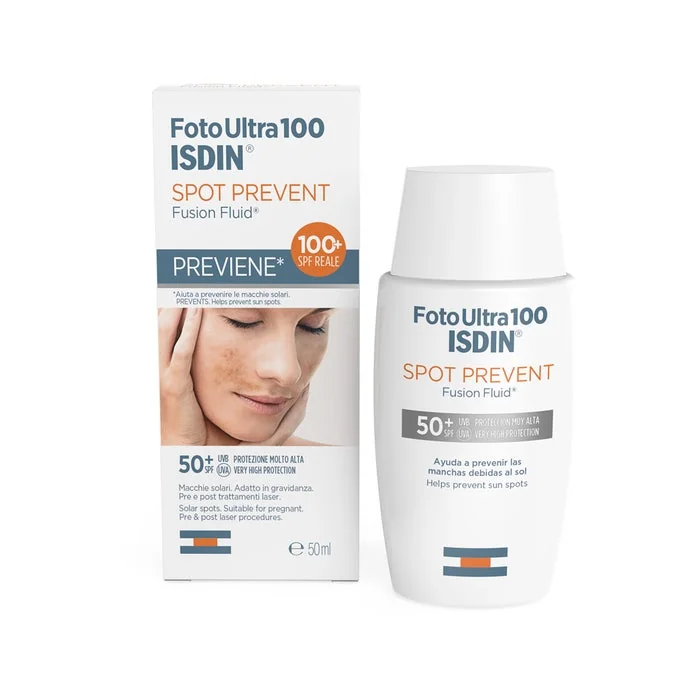 Isdin Foto Ultra 100 Spot Prevent Fusion Fluid 50 ml Protezione Solare SPF 50+