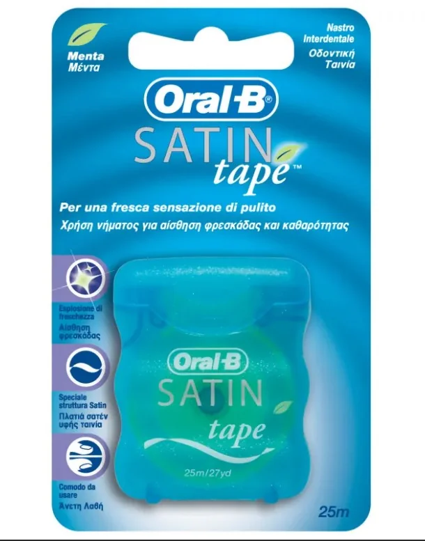 Oral-B Satin Tape Filo Interdentale 25 Metri Igiene Orale