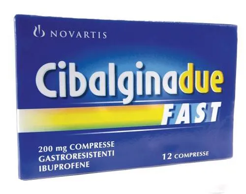 Cibalgina Due Fast 12 Compresse 200  mg