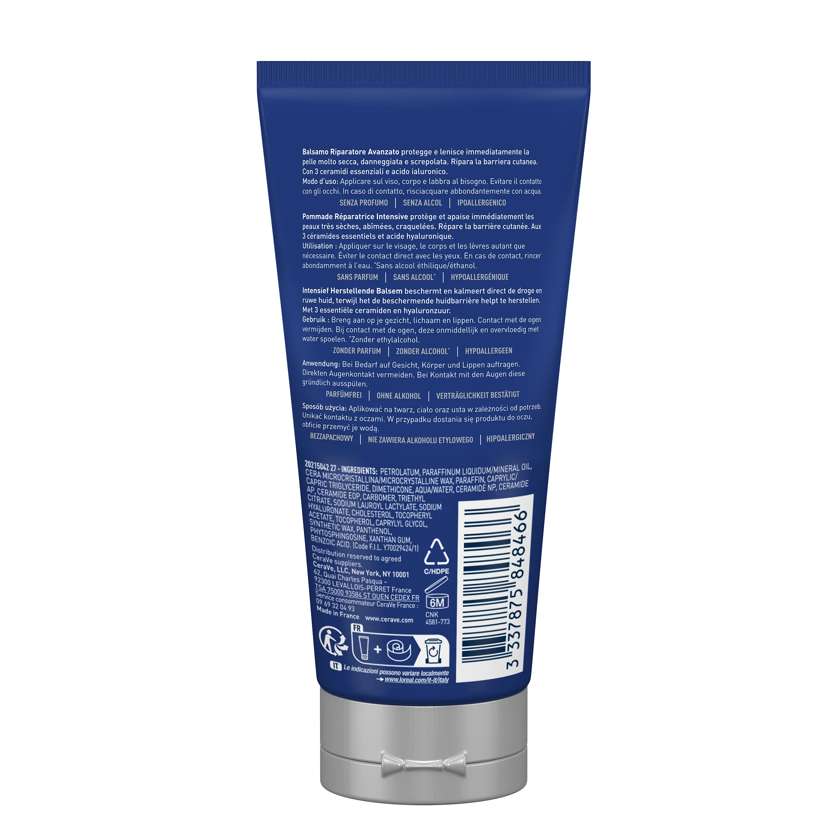 Cerave Balsamo Riparatore Avanzato 88 Ml Idratazione Intensa