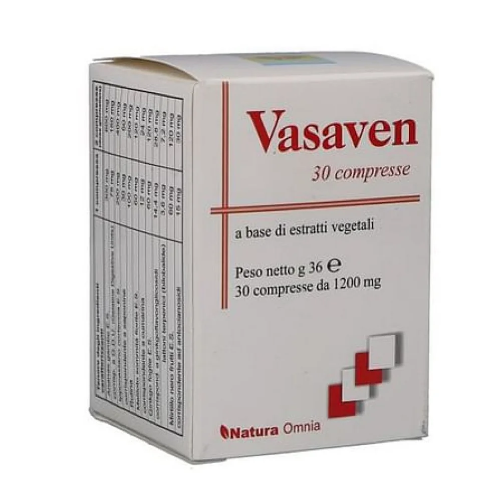 Vasaven Integratore Funzionalità  del Microcircolo 30 Compresse con Estratti Vegetali