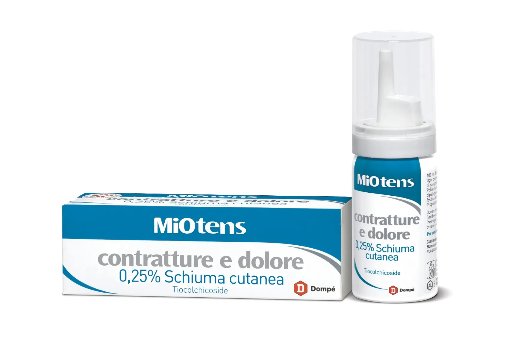 Miotens Contratture E Dolore 0,25% Schiuma Cutanea 30 ml Antidolorifico
