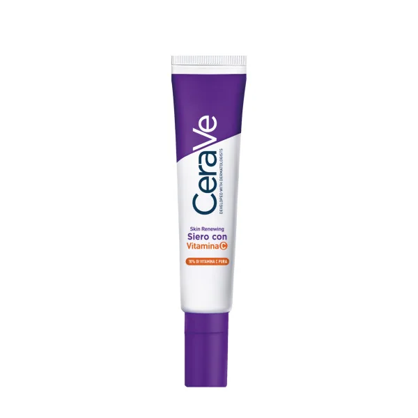CeraVe Skin Renewing - Siero Viso con Vitamina C Illuminante e Antiossidante, 30 ml Antiage