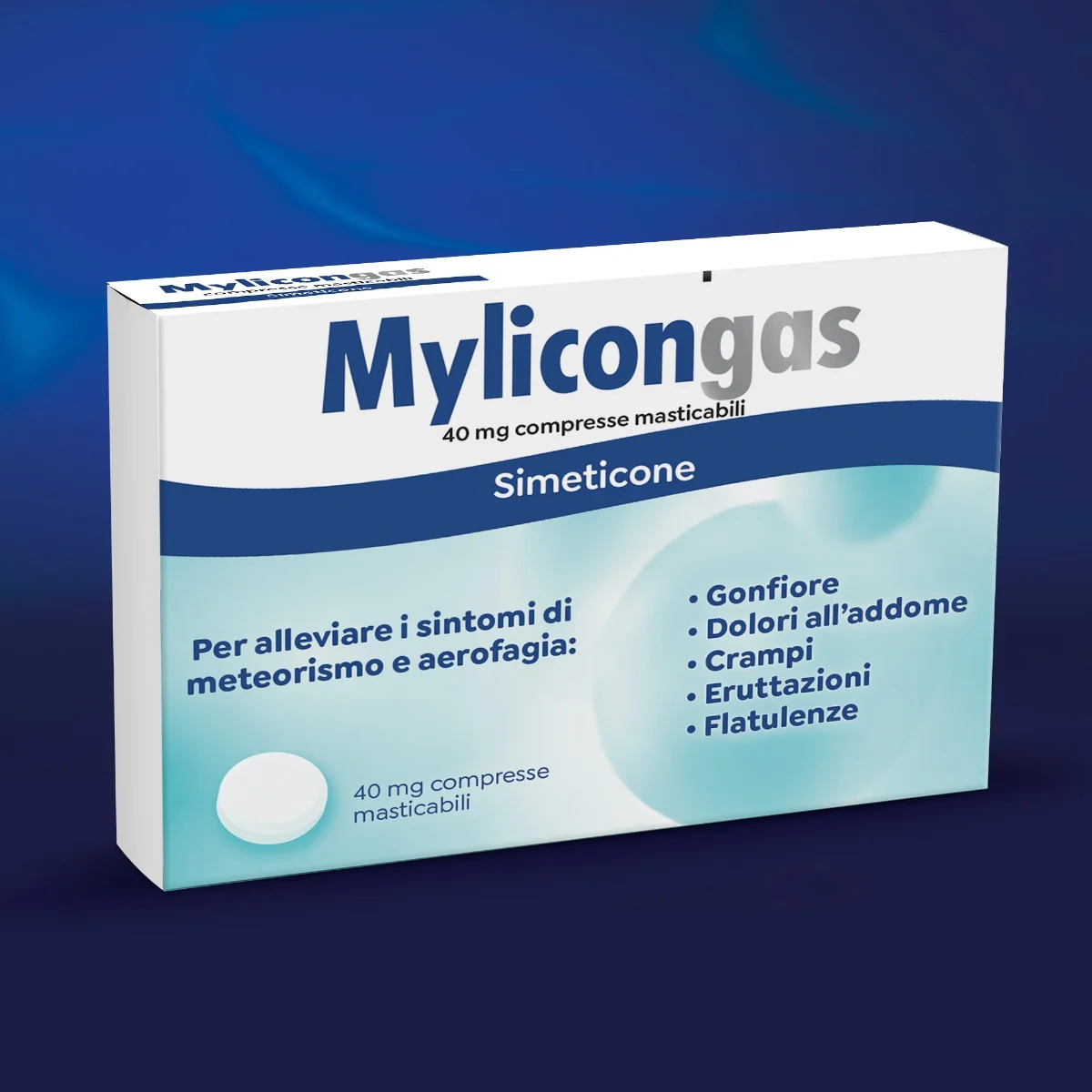 Mylicongas Aerofagia 50 Compresse Per Gonfiore Addominale