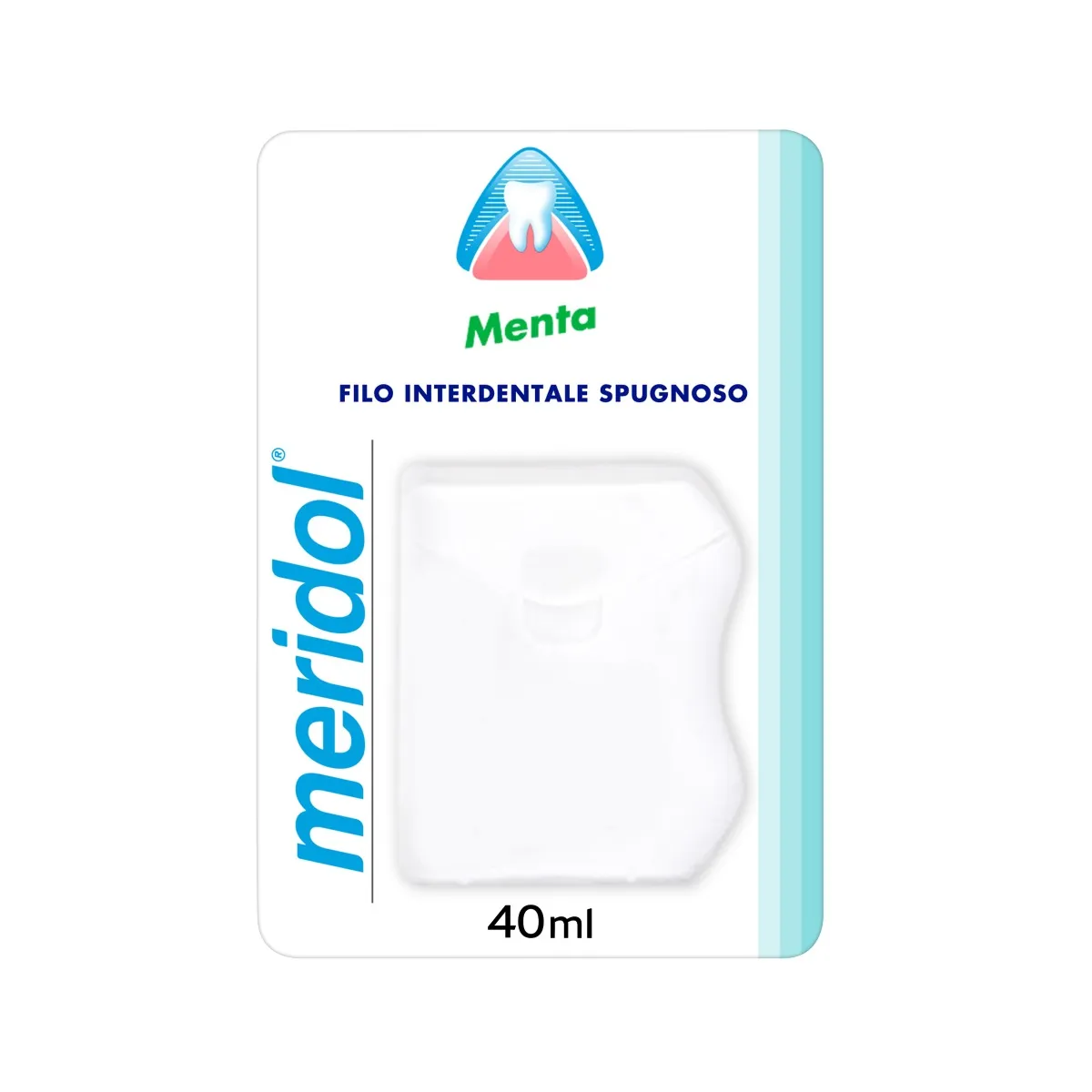 Meridol Expanded Filo Interdentale Cerato 40 m Gusto Menta Fresca