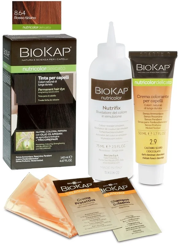 Biokap Nutricolor Delicato 8.64 Tinta Per Capelli Rosso Tiziano