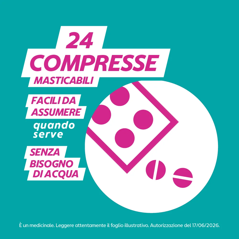 Gaviscon Bruciore E Indigestione 24Cpr Gusto Menta