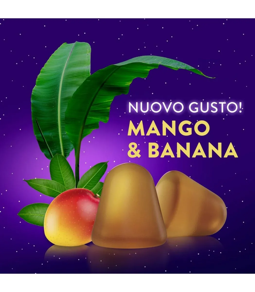 Vicks ZzzQuil Natura Gusto Mango e Banana 60 Pastiglie Gommose Integratore Sonno e Insonnia