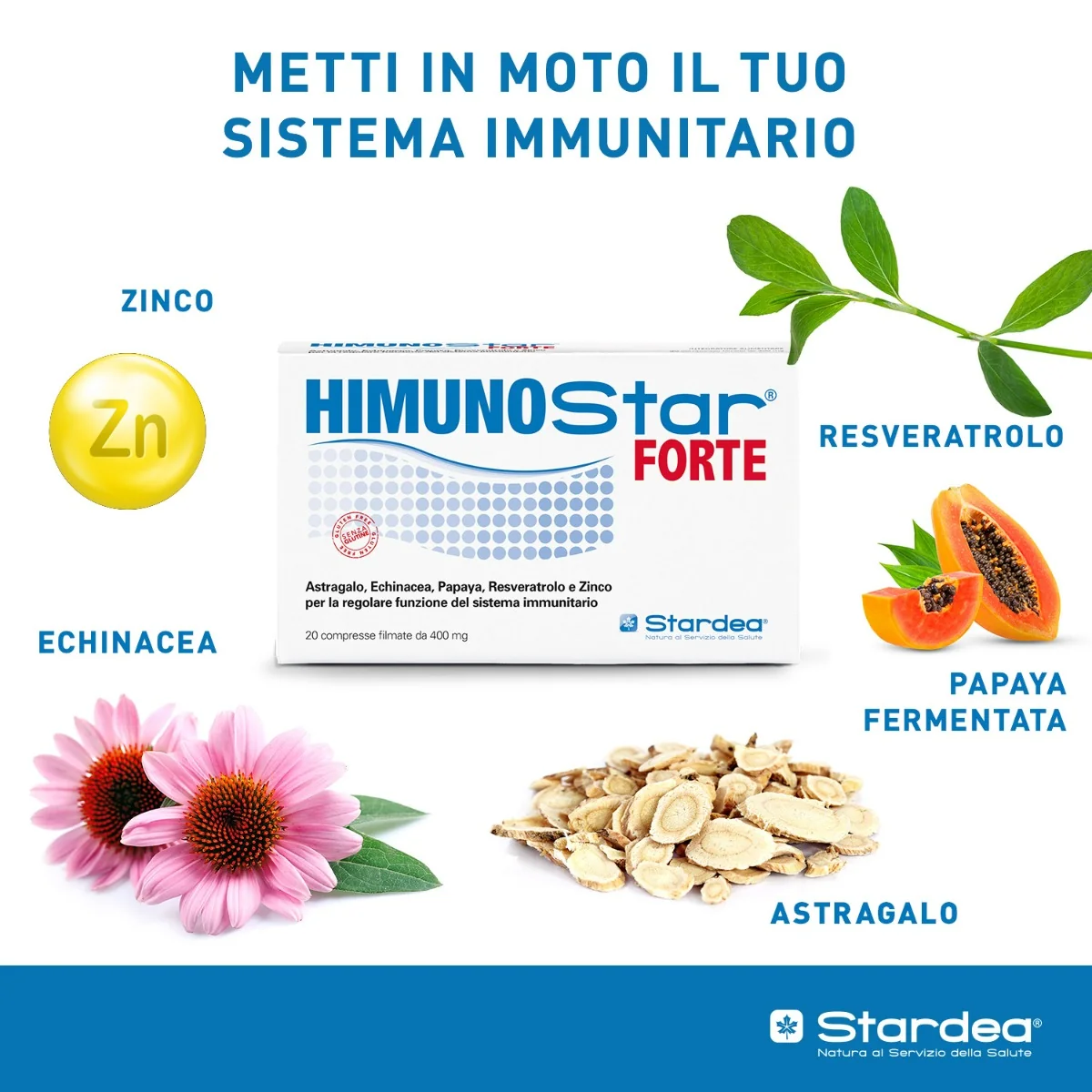 Himunostar Forte 20 Compresse Integratore Difese Immunitarie