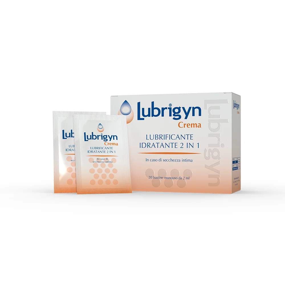 Lubrigyn Crema 20 Bustine da 2 ml Lubrificante Vaginale