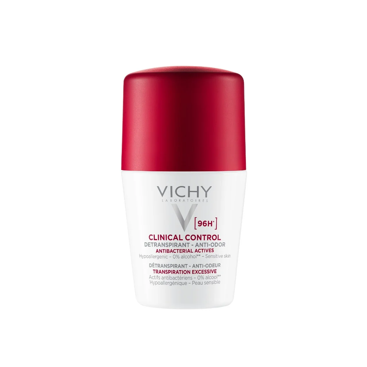 Vichy Deodorante Clinical Control 96H, 50 Ml Protezione Intensa
