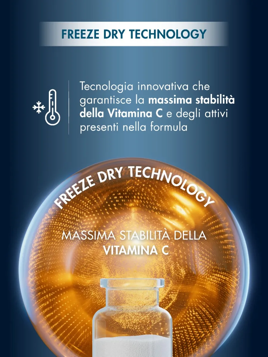 Miamo Longevity Plus Superdose Vitc C,L Radiance Activator Freeze Dry Serum 3 Pezzi Da 5 Ml