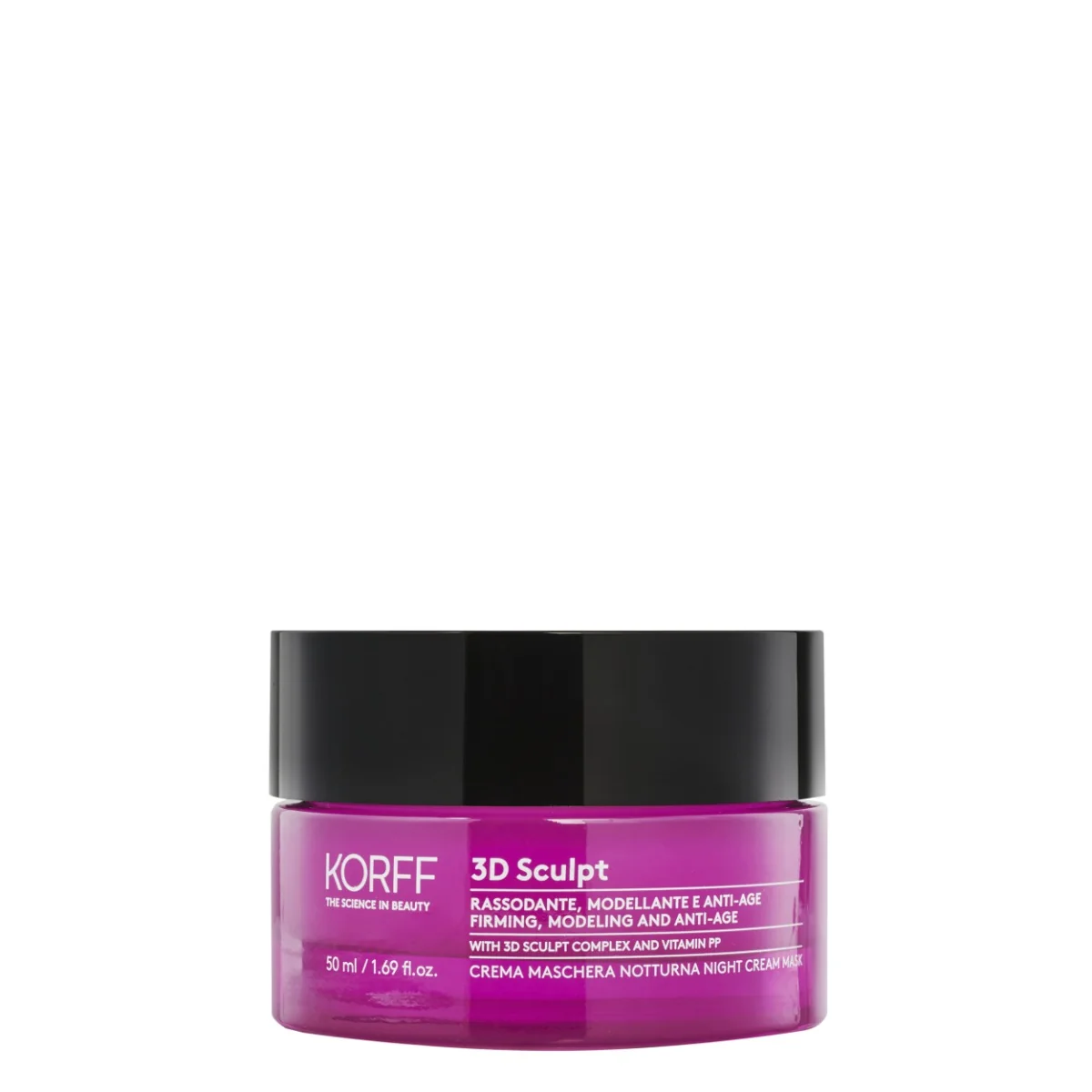 Korff 3D Sculpt Maschera Notte 50 ml Rassodante Viso e Collo