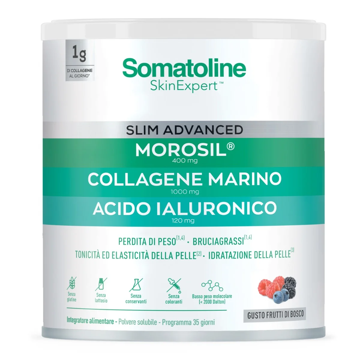 Somatoline Slim Advanced 275 G Senza Glutine Senza Lattosio Perdita di Peso