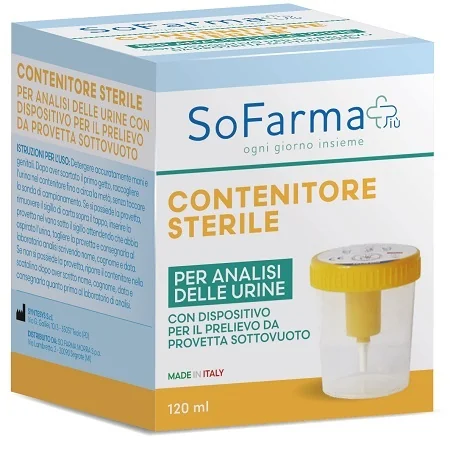 Contenitore Urina Sottovuoto Da 120 Ml Sofarmapiu'