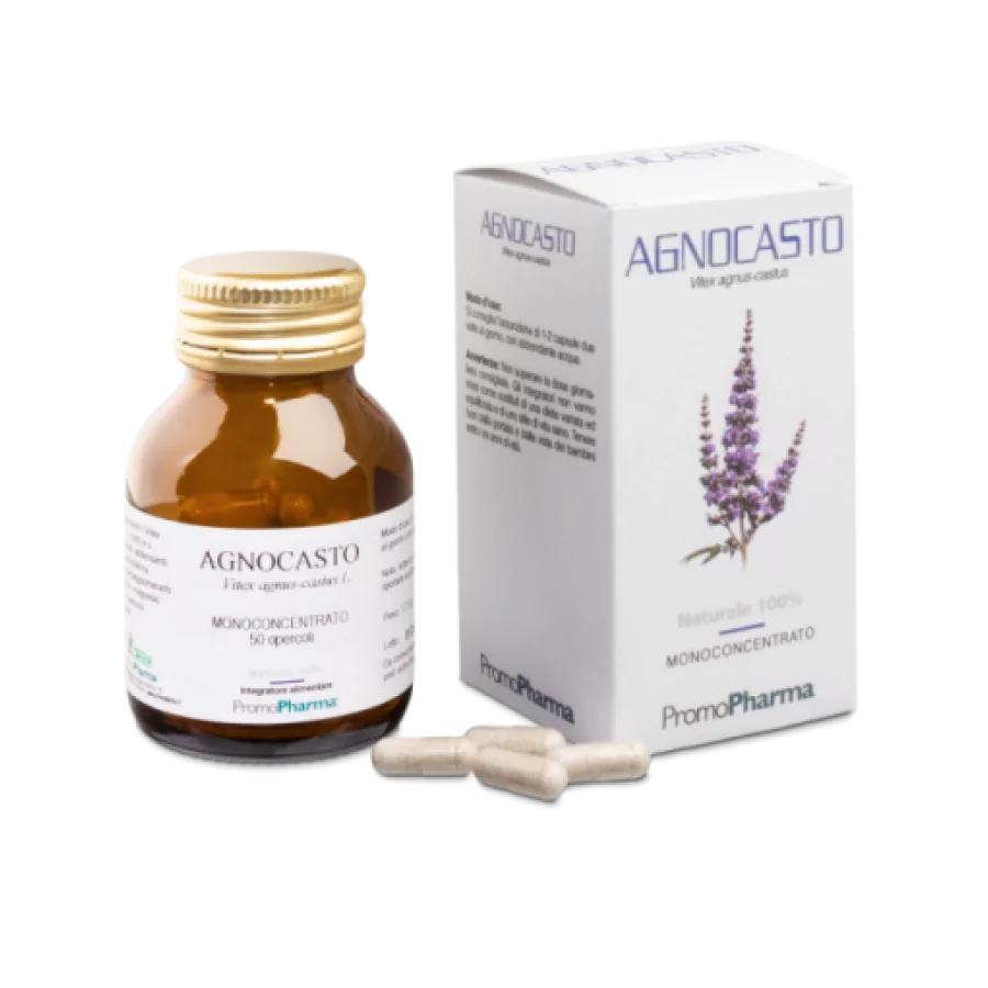 PromoPharma Agnocasto 50 Capsule Naturale al 100%
