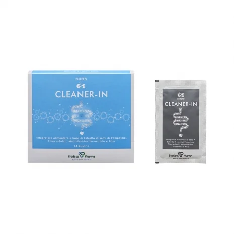 GSE Cleaner-IN Integratore Disturbi Intestinali 14 Bustine Senza Glutine
