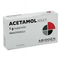 Acetamol Adulti 1 g 10 Supposte