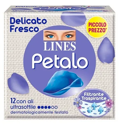 Lines Petalo Blu Con Ali 12 Pezzi