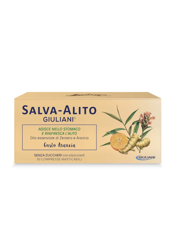 Salva-Alito Giuliani Gusto Arancia 30 Compresse Masticabili