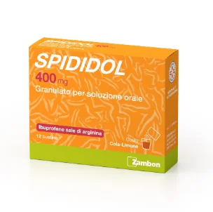 Spididol 400 mg Gusto Cola-limone 12 Bustine Antidolorifico