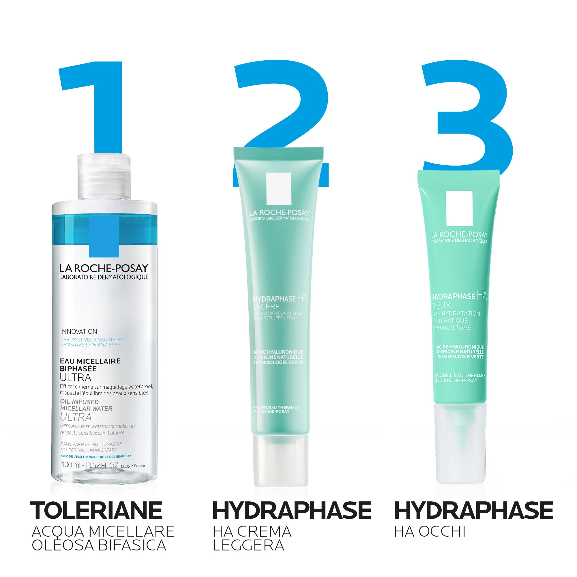Hydraphase Ha Crema Leggera 40 Ml 72H di Idratazione intenza, Luminosità immediata