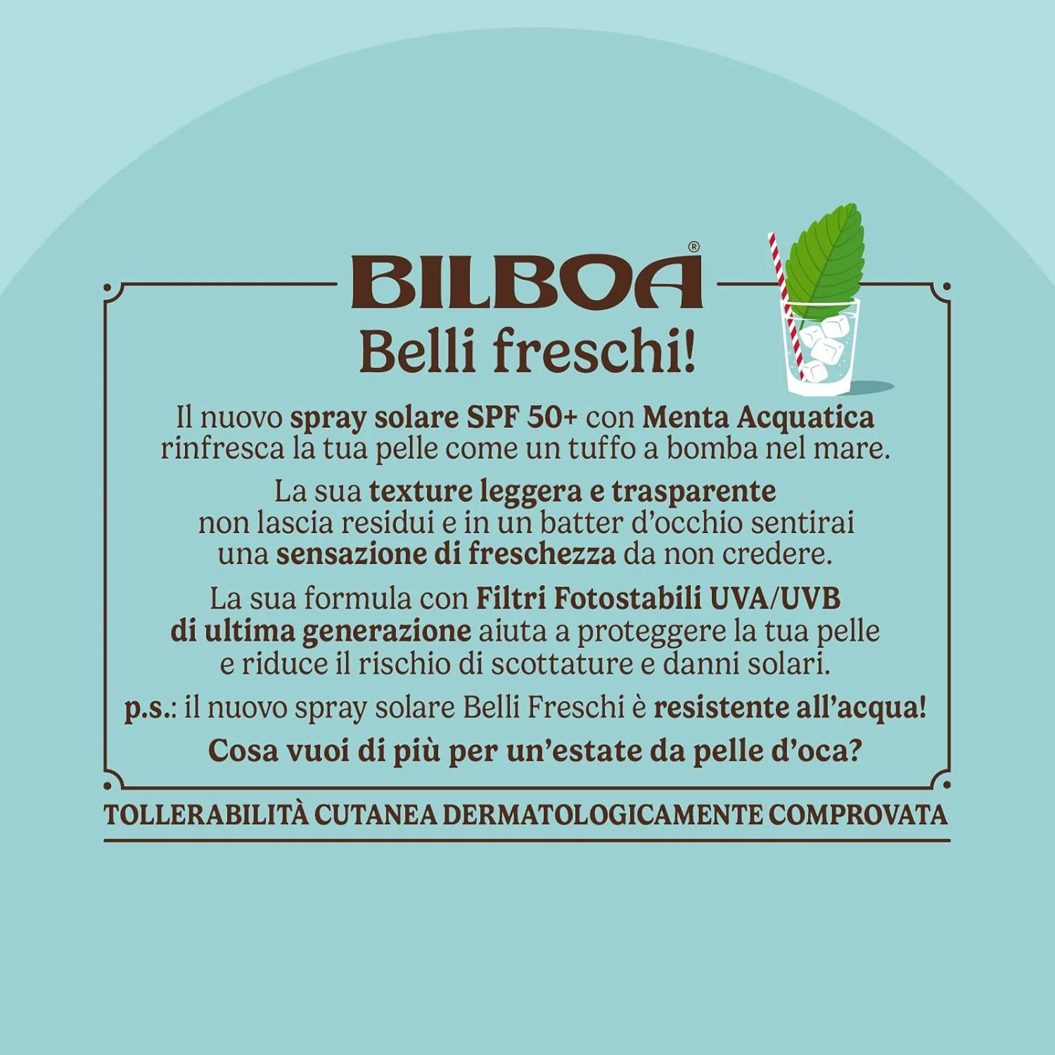 Bilboa Belli Freschi Bov Spf50+ 150 Ml 