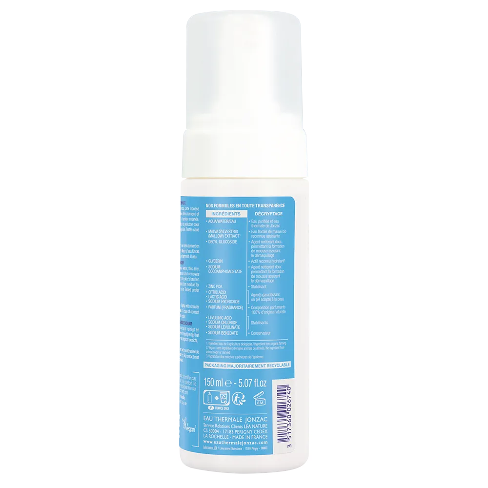 Jonzac Rehydrate Mousse Detergente Ossigenante 150 Ml Strucca e Purifica