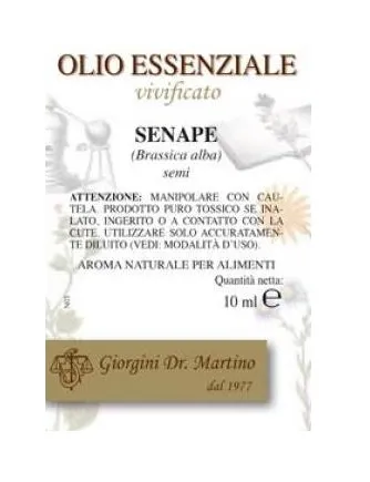 Dr. Giorgini Olio Essenziale Senape Aroma Naturale Per Alimenti 10 ml