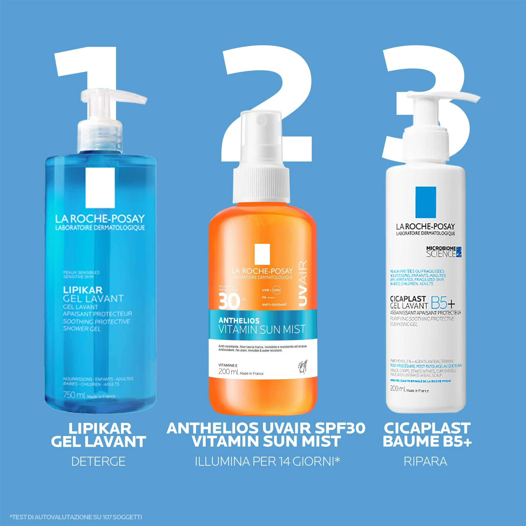 La Roche-Posay Anthelios UVAir Vitamin Sun Mist SPF30+ 200 ml Spray solare viso e corpo