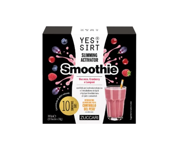 Yes Sirt Smoothie Uva Nera-Cranberry-Lamponi 10x30 g Controllo Peso