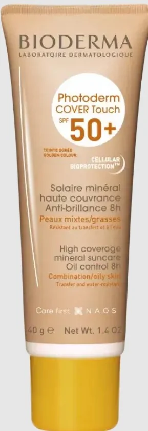 Photoderm Mineral Cover Touch Dore SPF 50+ 40 ml Protezione Adulti Alta Coprenza