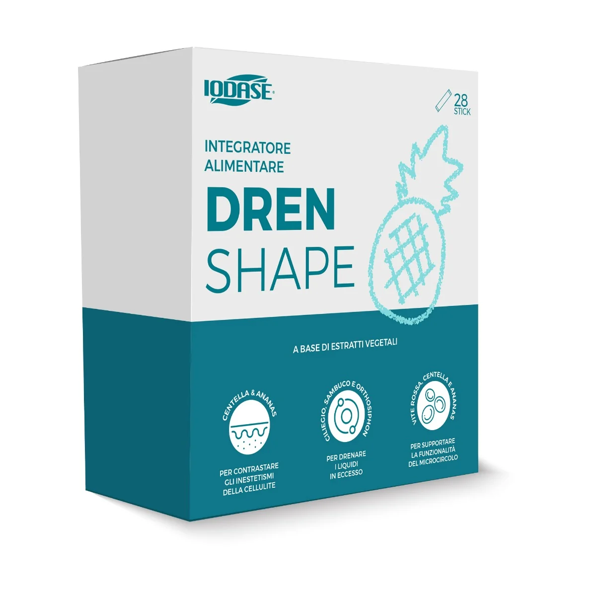 Iodase Drenshape 28Stick Senza Glutine