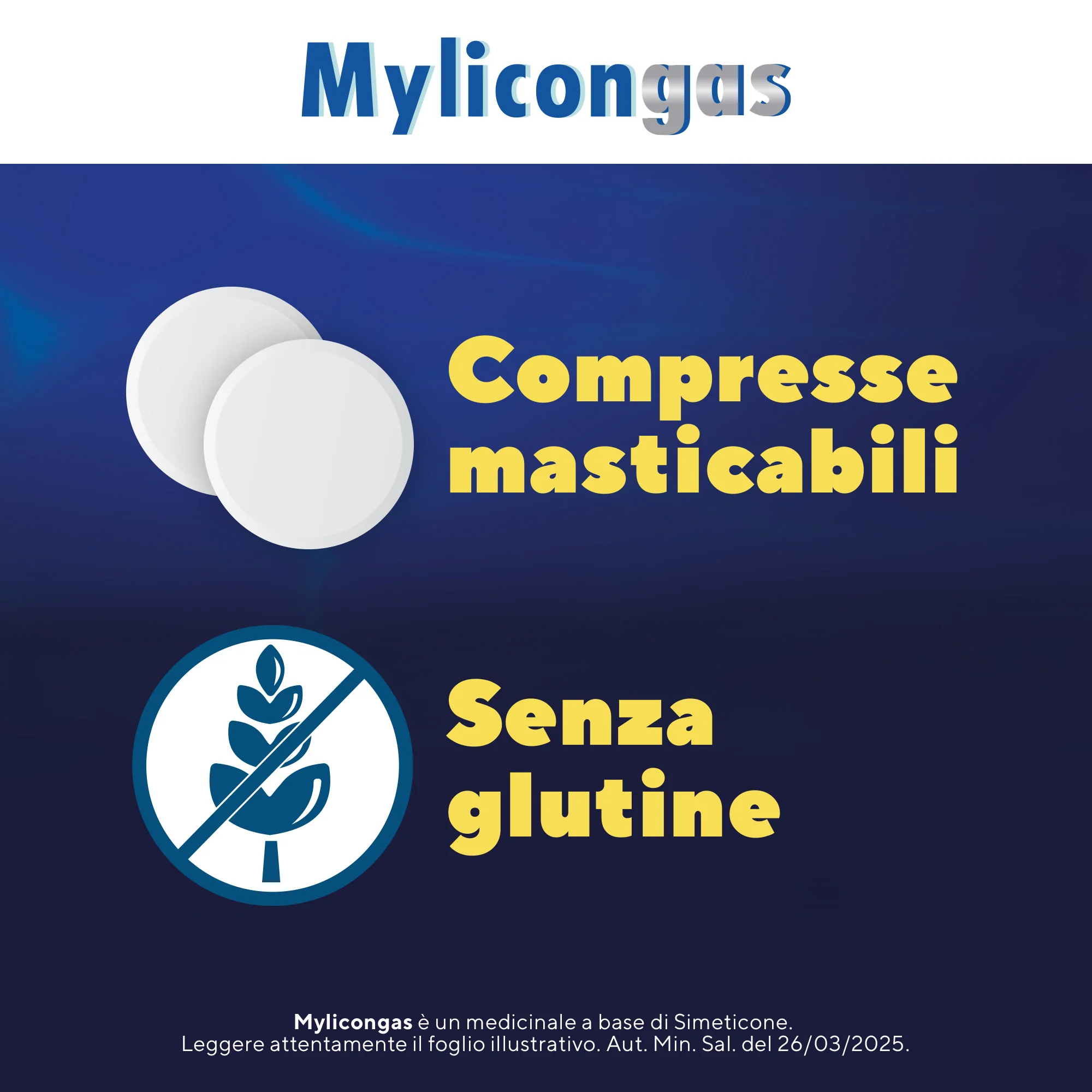 Mylicongas Aerofagia 50 Compresse Per Gonfiore Addominale