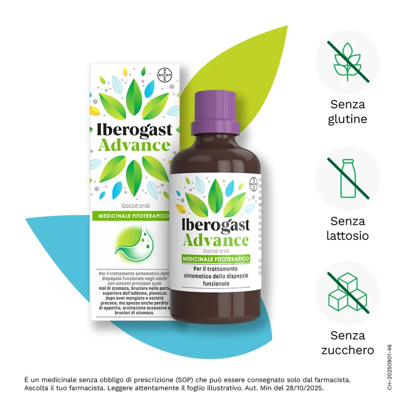 Iberogast Advance Gocce Orali 50 Ml Per il trattamento della dispepsia funzionale