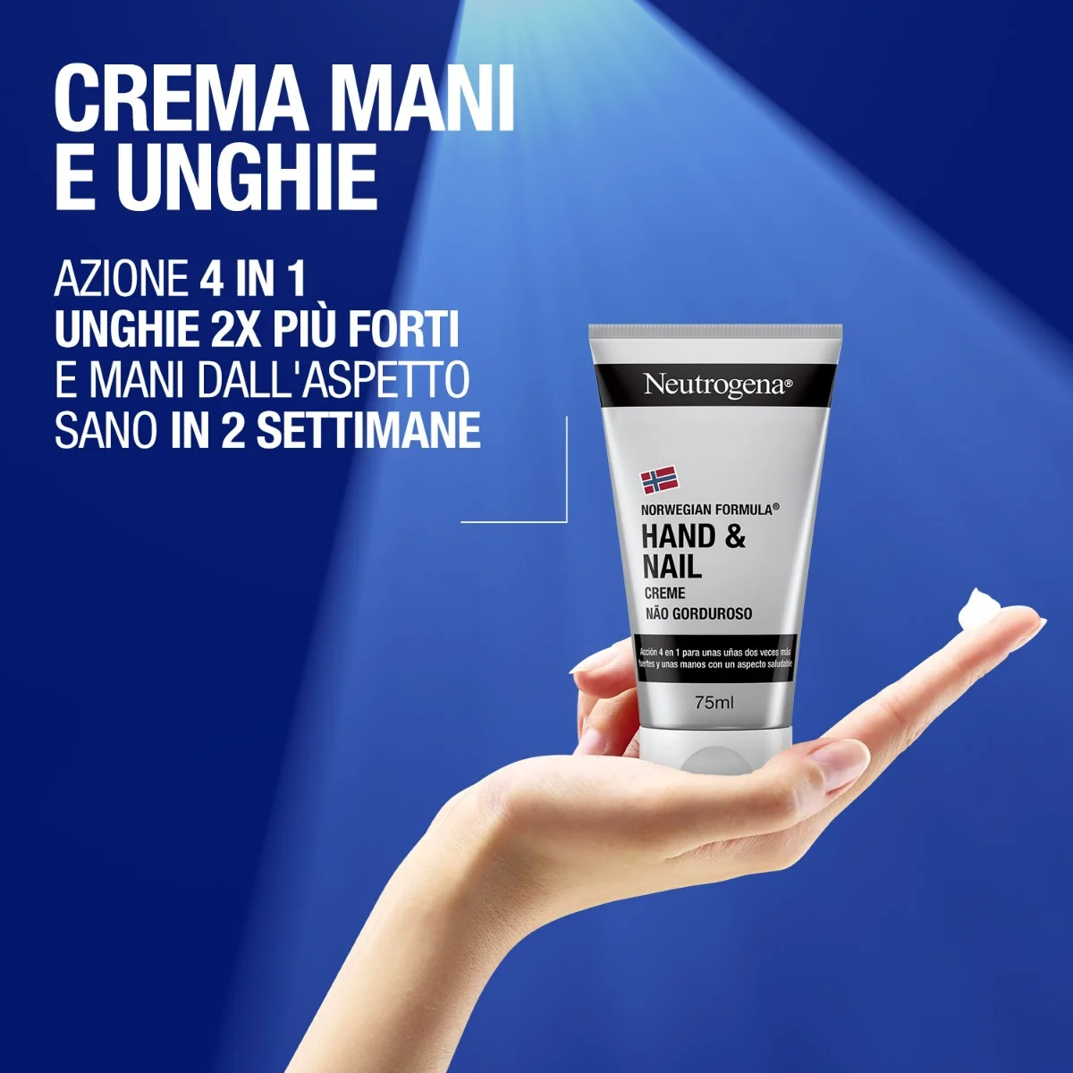 Neutrogena Formula Norvegese Crema Mani e Unghie 75 ml Idrata Intensamente