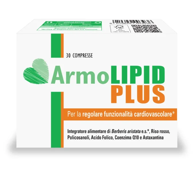 Armolipid Plus 30 Compresse Per la Regolare Funzionalità Cardiovascolare
